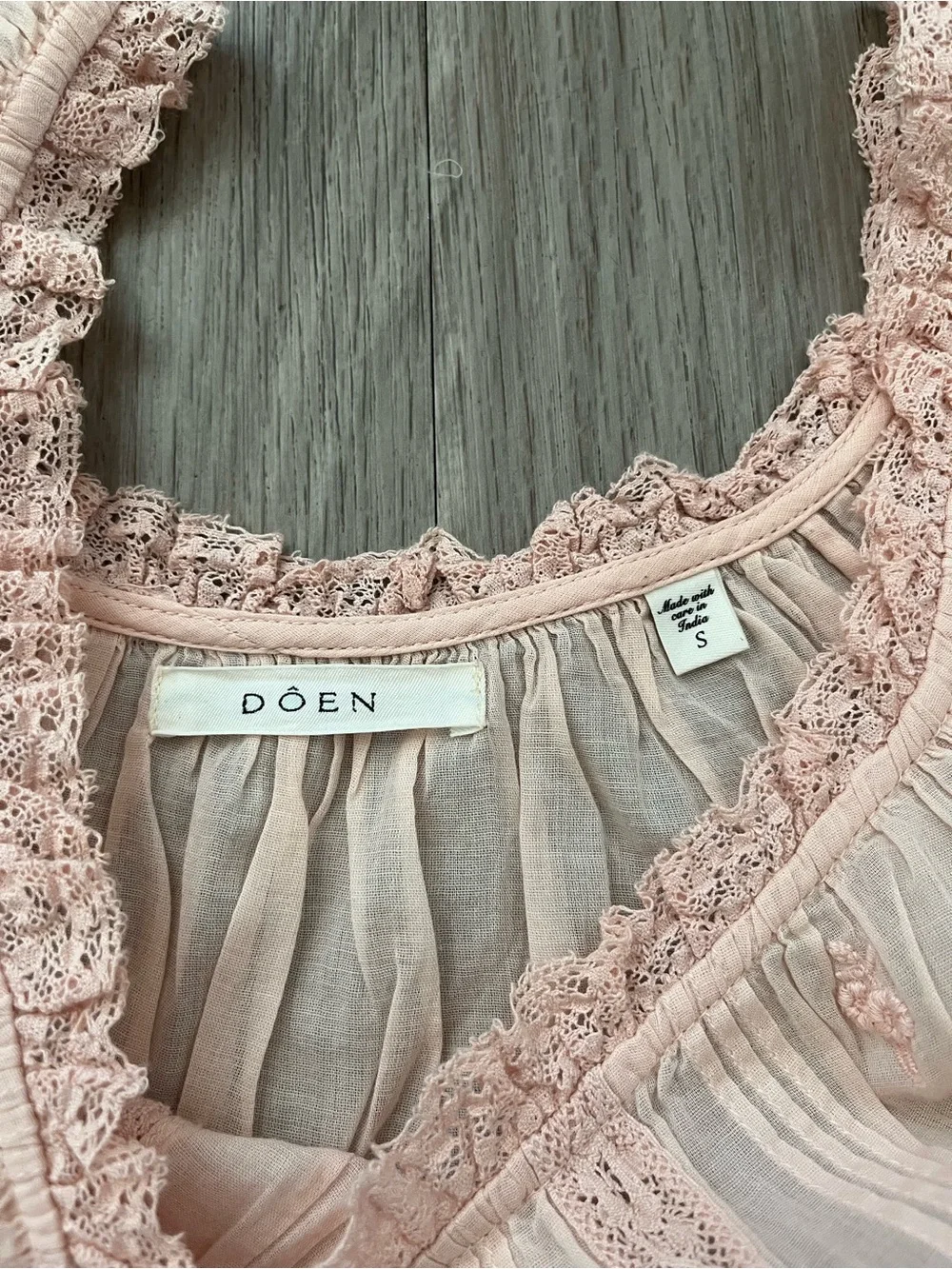 Doen Blush Frederica Top (Size S) - Picture 4 of 5
